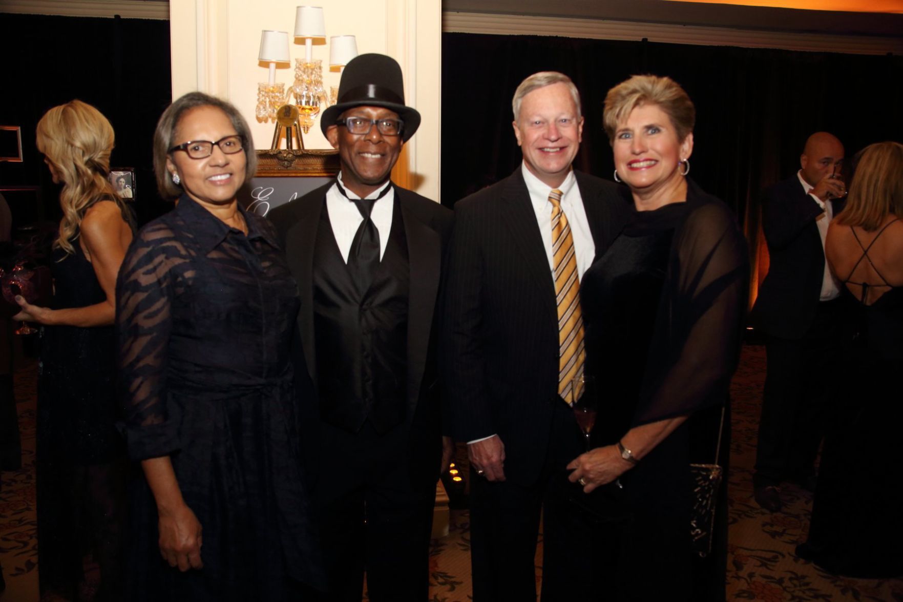 Vivian and Mark Darrell, Jim and Merry Mosbacher